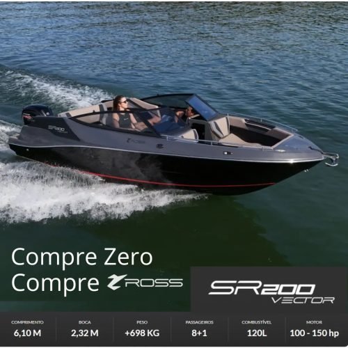 Lancha Ross Mariner SR200 Vector 20 pés nova - foto 1